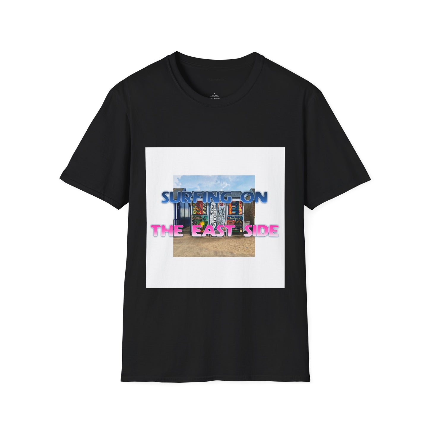 Surfing on the East Side - Crew Neck Tee
