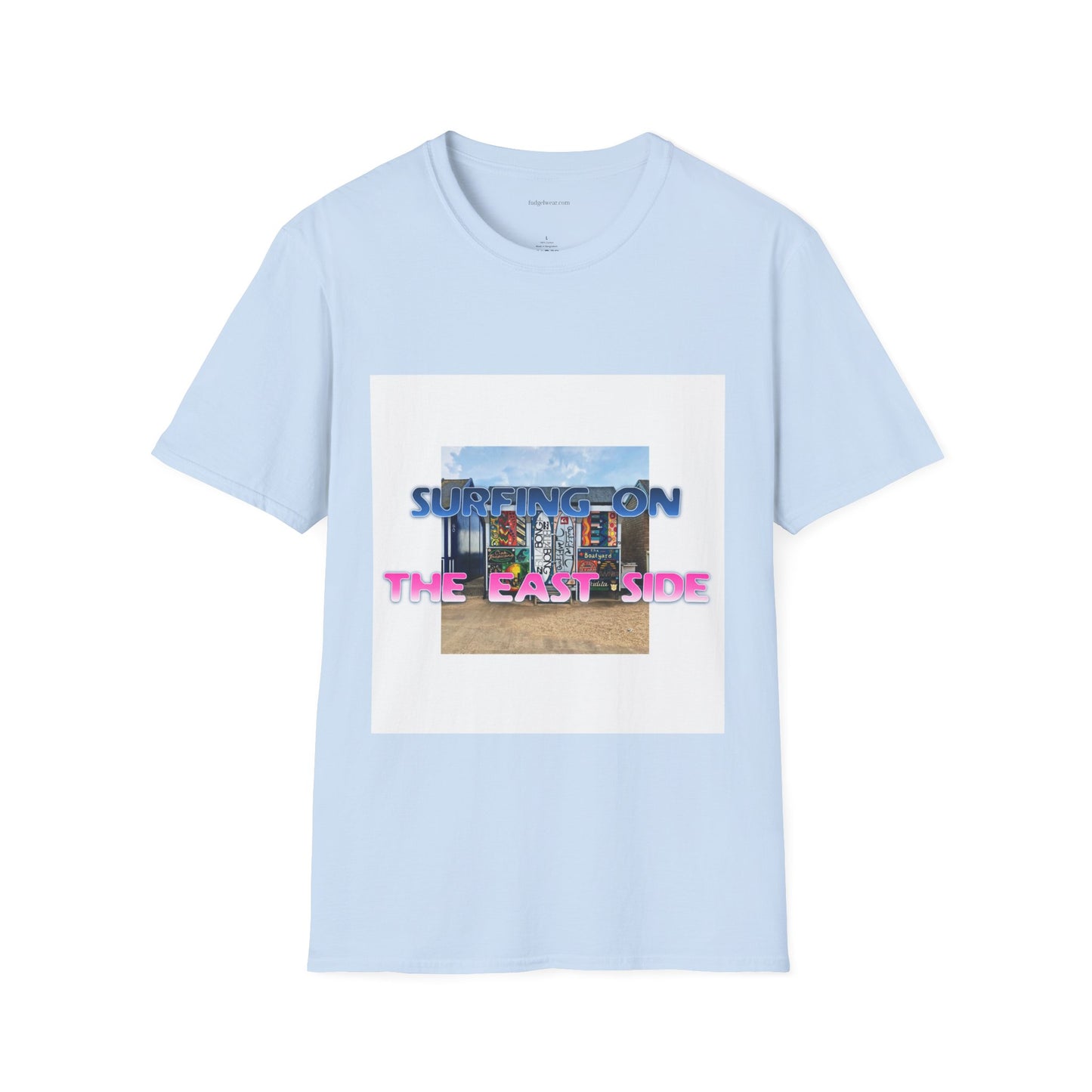 Surfing on the East Side - Crew Neck Tee